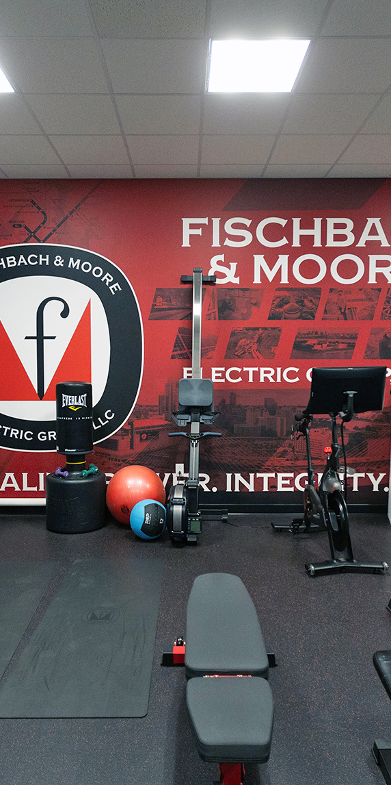 Fischbach & Moore office gym equipment