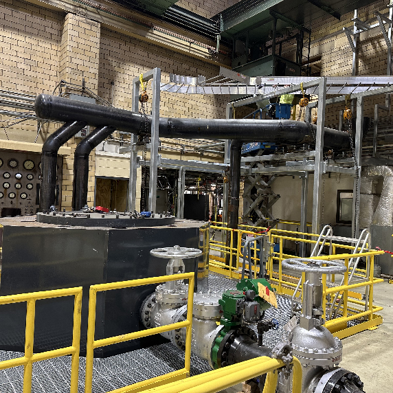 Vicinity Energy eSteam Boiler Installation